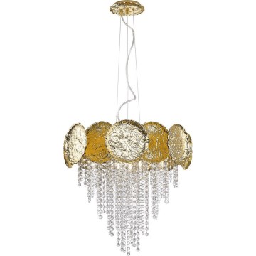 Zuma Line - Kroonluchter aan kabel 7xG9/28W/230V goud