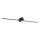 Zuma Line - LED Badkamer spiegelverlichting LED/8W/230V 60 cm IP44 zwart