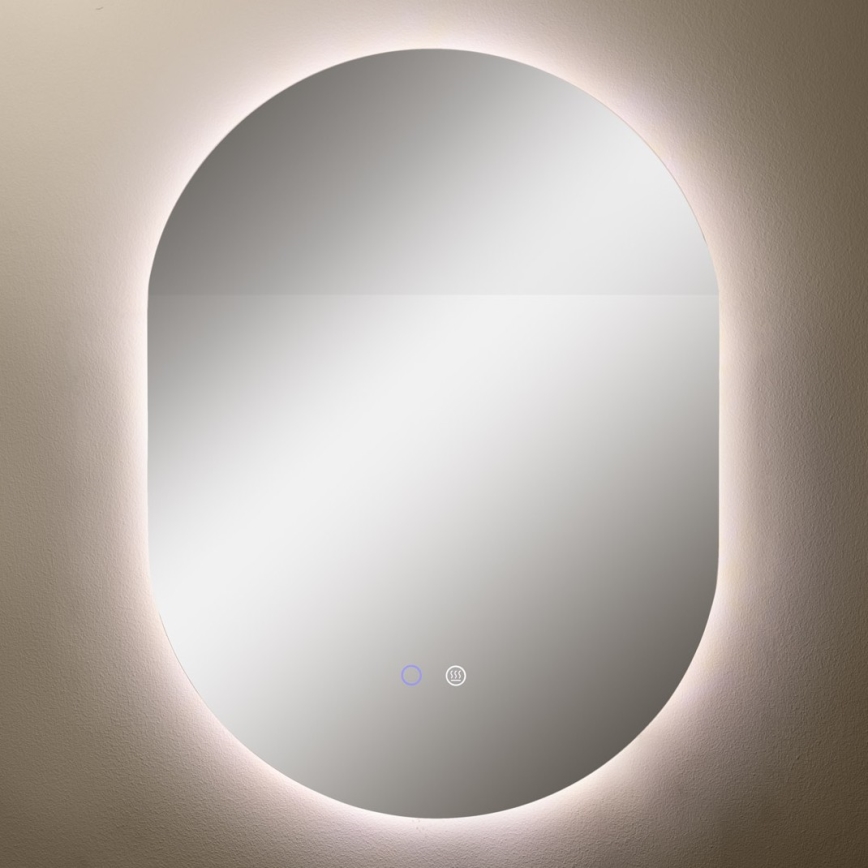 Zuma Line - LED Badkamer verwarmde wand spiegel met een achtergrondverlichting LED/24W/230V 3000/4000/6000K 70x50 cm IP44