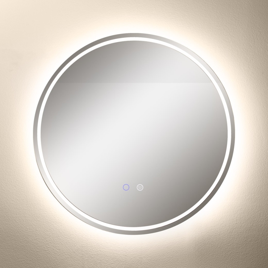 Zuma Line - LED Badkamer verwarmde wand spiegel met een achtergrondverlichting LED/24W/230V 3000/4000/6000K diameter 60 cm IP44
