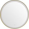 Zuma Line - LED badkamerspiegel met randverlichting LED/36W/230V 3000/4000/6000K Ø 80 cm IP44 goud