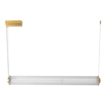 Zuma Line - LED-dimbare hanglamp aan kabel LED/39W/230V 2700-6500K goudkleurig + afstandsbediening