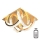 Zuma Line - LED Dimbare kristallen plafondlamp LED/23,5W/230V 2700-6000K goud + afstandsbediening