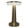 Zuma Line - LED Dimbare oplaadbare tafellamp LED/2,5W/1200 mAh 3000/4000/6000K goud