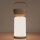 Zuma Line - LED Dimbare oplaadbare tafellamp LED/3W/1200 mAh 3000/4000/6500K IP44 bruin