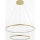 Zuma Line - LED Hanglamp aan een koord LED/40W/230V goud