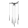 Zuma Line - LED-hanglamp aan kabel, 7xLED, 6W, 230V, zwart