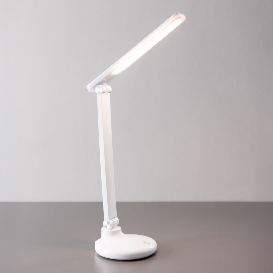 Zuma Line - LED Oplaadbaar tafellamp LED/6W/1200 mAh 3000/4500/6000K CRI 90 wit