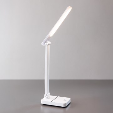 Zuma Line - LED Oplaadbare bureaulamp LED/8W/1200 mAh 3000/4500/6000K CRI 90 wit