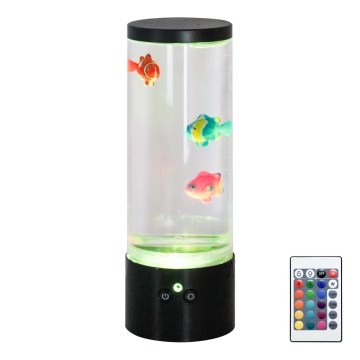 Zuma Line - LED RGB dimbare tafellamp LED/1W/5V/3xAA + afstandsbediening
