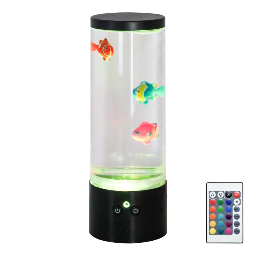 Zuma Line - LED RGB dimbare tafellamp LED/1W/5V/3xAA + afstandsbediening