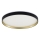 Zuma Line - LED RGBW dimbare plafondlamp LED/32W/230V + LED/8W 3000-6000K zwart/goud + afstandsbediening