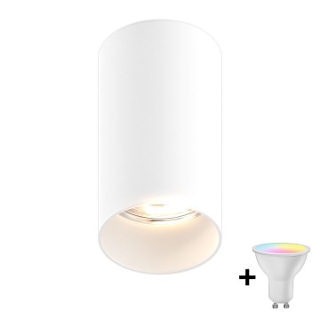Zuma Line - LED RGBW dimbare spot 1xGU10/4,8W/230V, wit + afstandsbediening