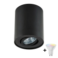 Zuma Line - LED RGBW dimbare spot 1xGU10/4,8W/230V zwart + afstandsbediening