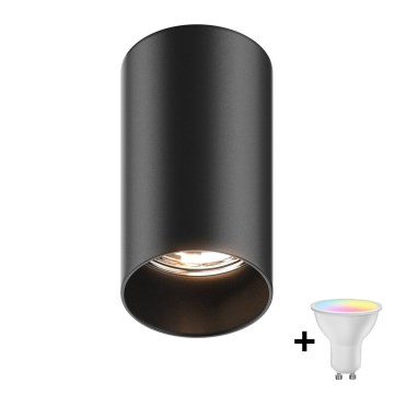 Zuma Line - LED RGBW dimbare spot 1xGU10/6W/230V zwart + afstandsbediening