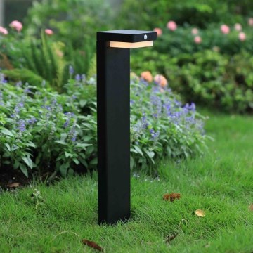Zuma Line - LED Solar lamp met bewegings- en schemersensor LED/4,5W/2000 mAh IP44 zwart