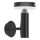 Zuma Line - LED Solar wand lamp met bewegings- en schemersensor LED/4,5W/2000 mAh IP44 zwart