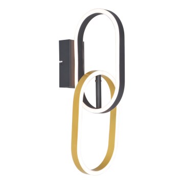 Zuma Line - LED wandlamp 2xLED/12W/230V zwart/goud