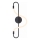 Zuma Line - LED Wandlamp BALBO LED/10W/230V 3000/4000/6000K zwart