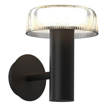 Zuma Line - LED zonne- wand lamp LED/2,5W/2000 mAh IP44 zwart