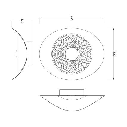 Zuma Line - LED Wandlamp LED/8W/230V roségoud