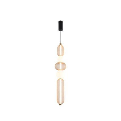 Zuma Line - Dimbare LED-kroonluchter aan kabel LED/27W/230V 3000-5700K goud + afstandsbediening