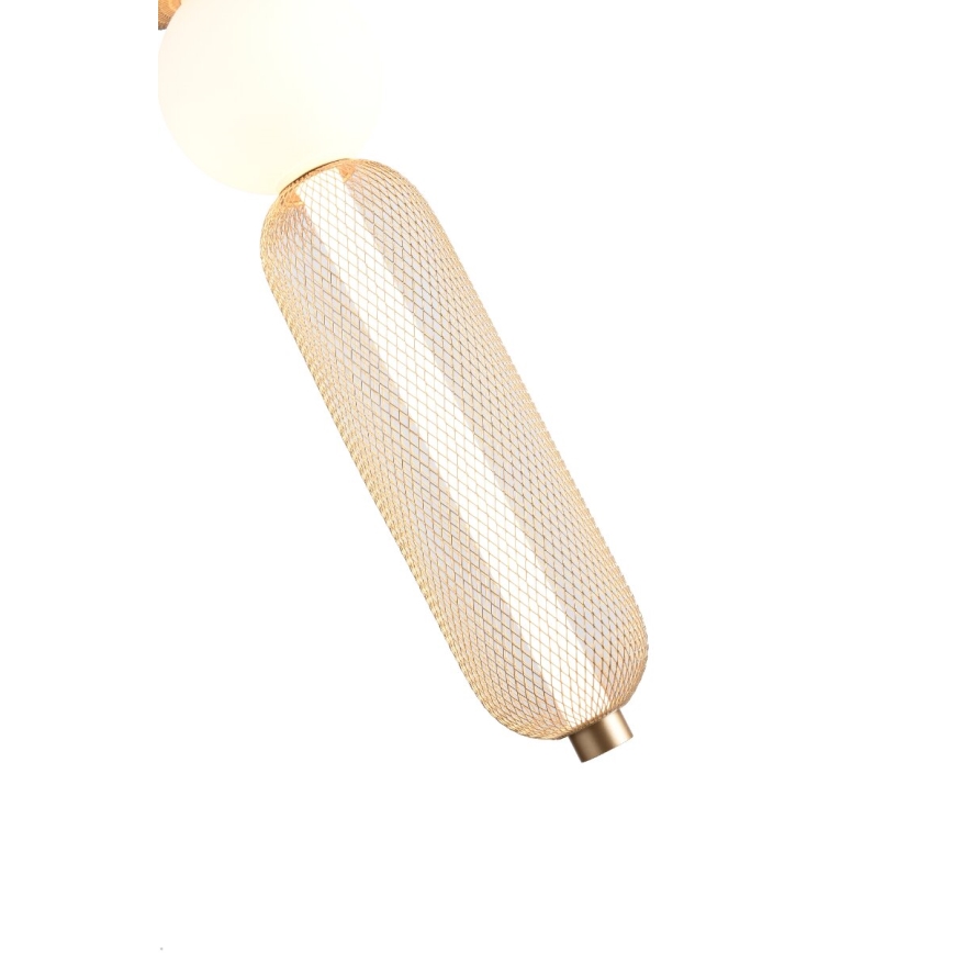 Zuma Line - Dimbare LED-kroonluchter aan kabel LED/27W/230V 3000-5700K goud + afstandsbediening