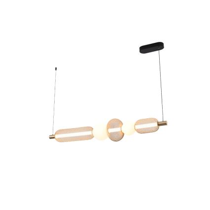 Zuma Line - LED dimbare hanglamp aan kabel LED/27W/230V 3000-5700K goudkleurig + afstandsbediening