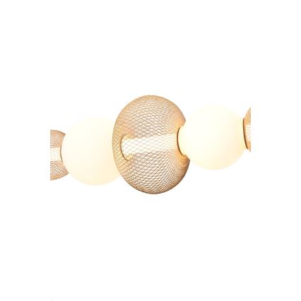 Zuma Line - LED dimbare hanglamp aan kabel LED/27W/230V 3000-5700K goudkleurig + afstandsbediening