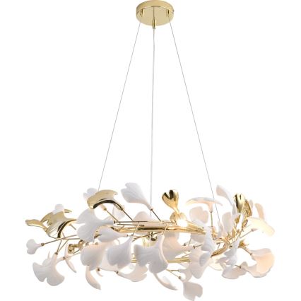 Zuma Line - Kroonluchter aan kabel 6xG9/42W/230V Ø 74 cm goud