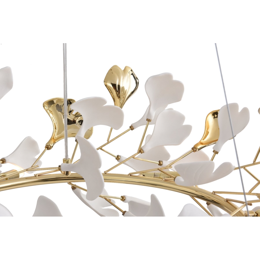 Zuma Line - Kroonluchter aan kabel 6xG9/42W/230V Ø 74 cm goud