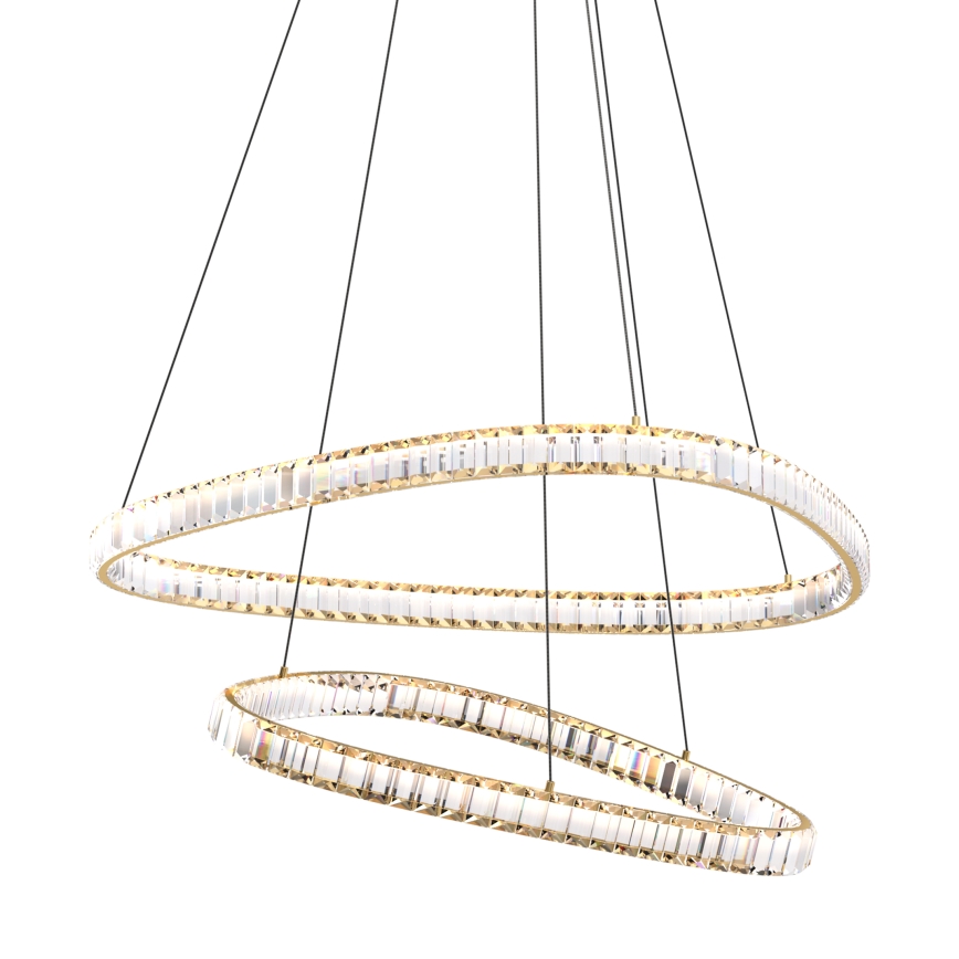 Zuma Line - LED dimbare kristallen hanglamp aan kabel LED/36W/230V 2700-6000K + afstandsbediening