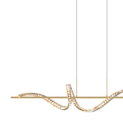 Zuma Line - LED dimbare kristallen hanglamp aan kabel LED/24,5W/230V 2700-6000K + afstandsbediening