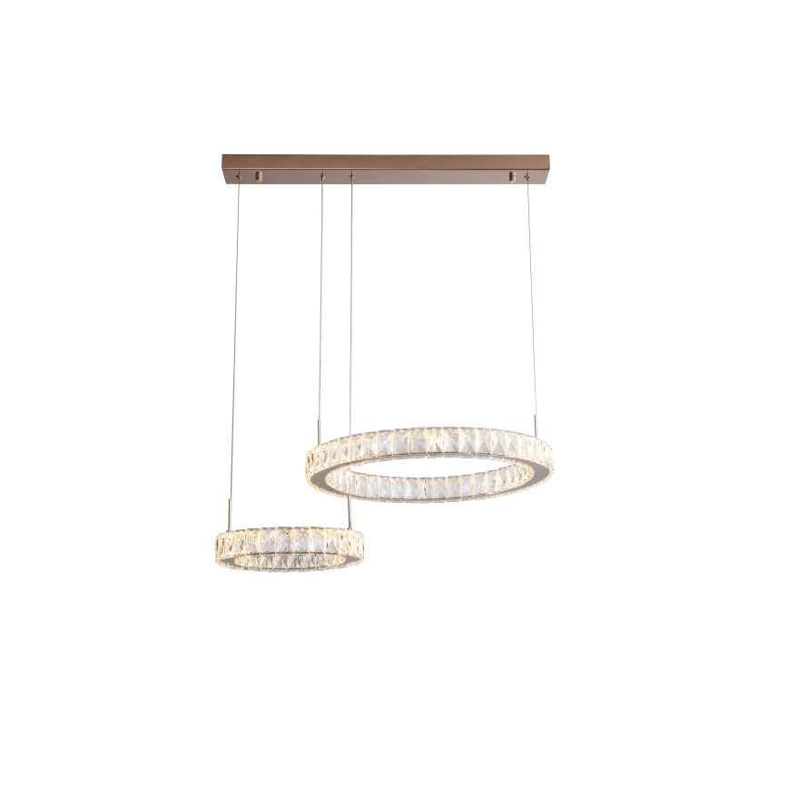 Zuma Line - LED-kroonluchter aan kabel LED/36W/230V roségoud