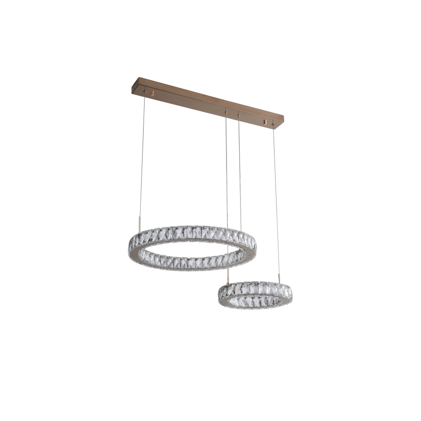 Zuma Line - LED-kroonluchter aan kabel LED/36W/230V roségoud