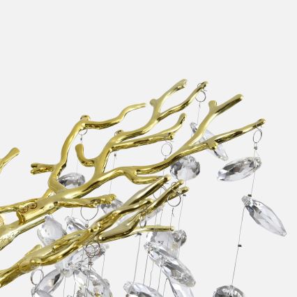 Zuma Line - Hanglamp aan kabel 14xG9/3,5W/230V 115x40 cm goud