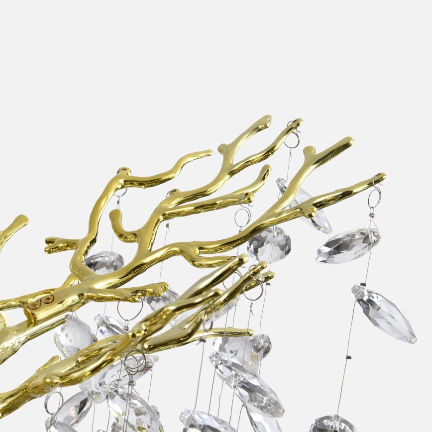 Zuma Line - Hanglamp aan kabel 14xG9/3,5W/230V 115x40 cm goud