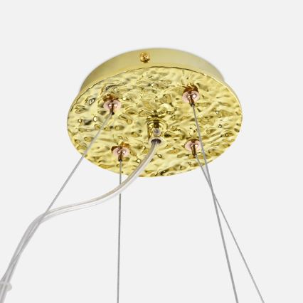 Zuma Line - Hanglamp aan kabel 14xG9/3,5W/230V 115x40 cm goud