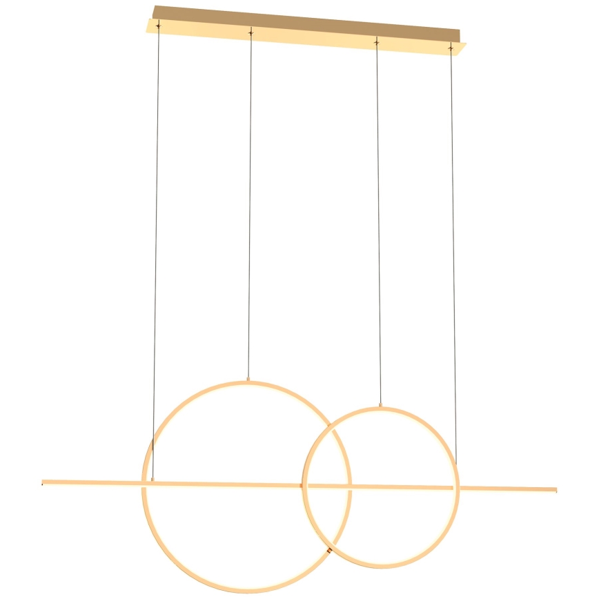 Zuma Line - Dimbare LED hanglamp aan een koord LED/34W/230V goud