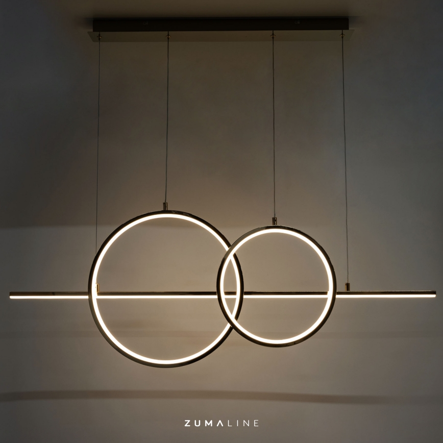 Zuma Line - Dimbare LED hanglamp aan een koord LED/34W/230V goud