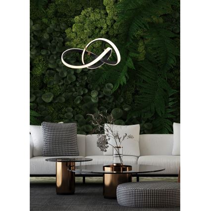 Zuma Line - Dimbare LED hanglamp aan een koord LED/44W/230V zwart/goud