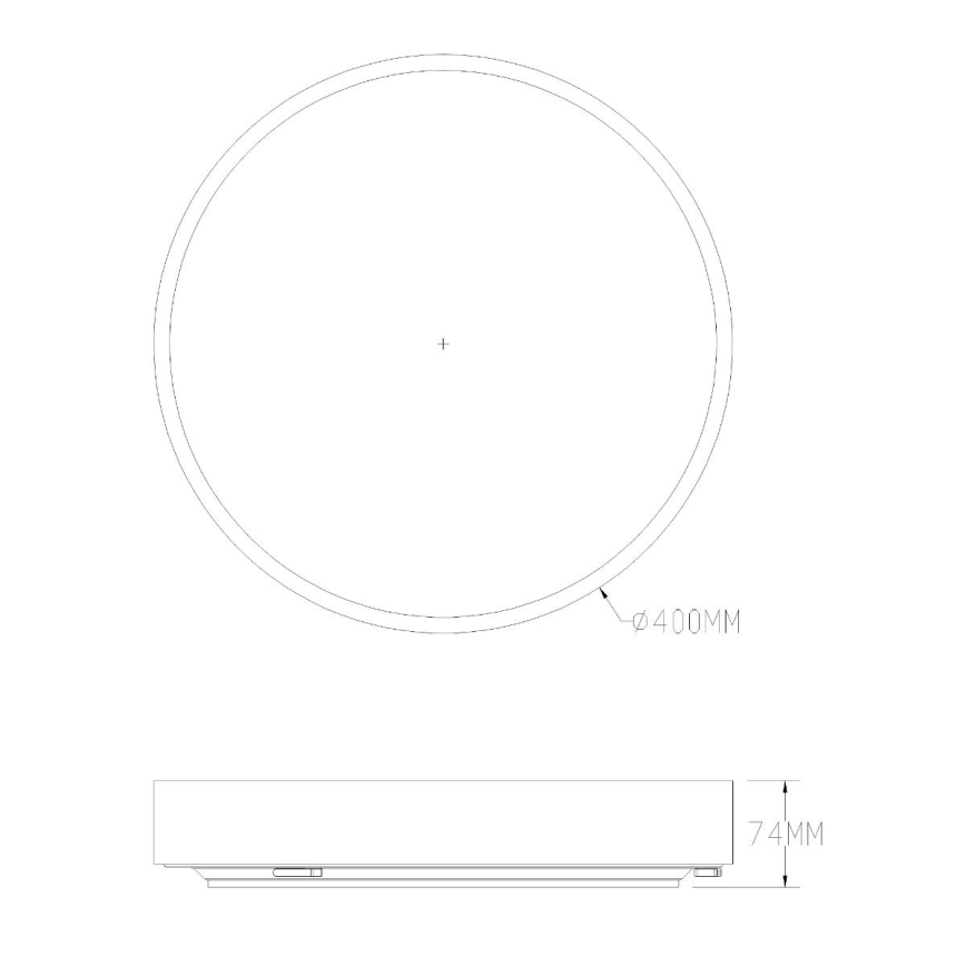 Zuma Line - LED Dimbare badkamer plafondverlichting LED/36W/230V 3000-6000K diameter 40 cm IP44 messing + afstandsbediening