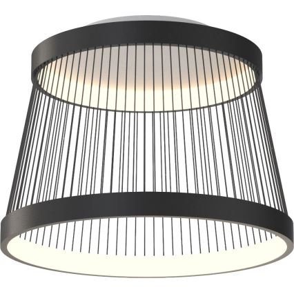 Zuma Line - Dimbare LED Plafondlamp LED/32W/230V 2700-6000K zwart + afstandsbediening