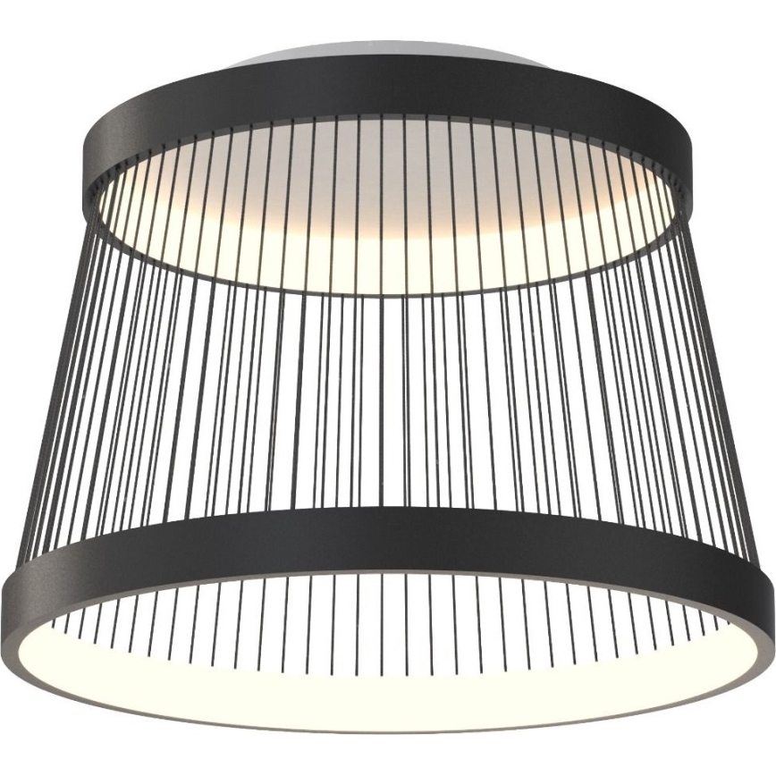 Zuma Line - Dimbare LED Plafondlamp LED/32W/230V 2700-6000K zwart + afstandsbediening