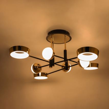 Zuma Line - dimbare LED-opbouwplafondlamp LED/60W/230V goud/zwart