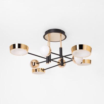 Zuma Line - dimbare LED-opbouwplafondlamp LED/60W/230V goud/zwart