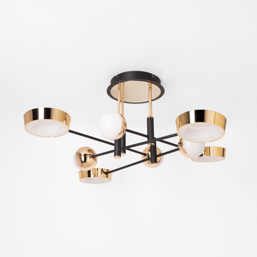 Zuma Line - dimbare LED-opbouwplafondlamp LED/60W/230V goud/zwart