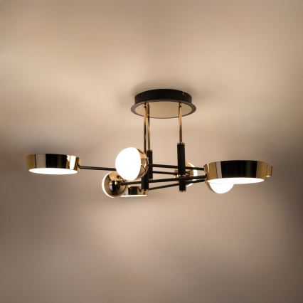 Zuma Line - dimbare LED-opbouwplafondlamp LED/60W/230V goud/zwart