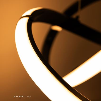 Zuma Line - Dimbare LED bevestigde hanglamp LED/44W/230V zwart/goud