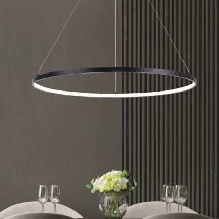 Zuma Line - LED-kroonluchter aan kabel LED/40W/230V 3000/4000/6000K Ø 90 cm zwart